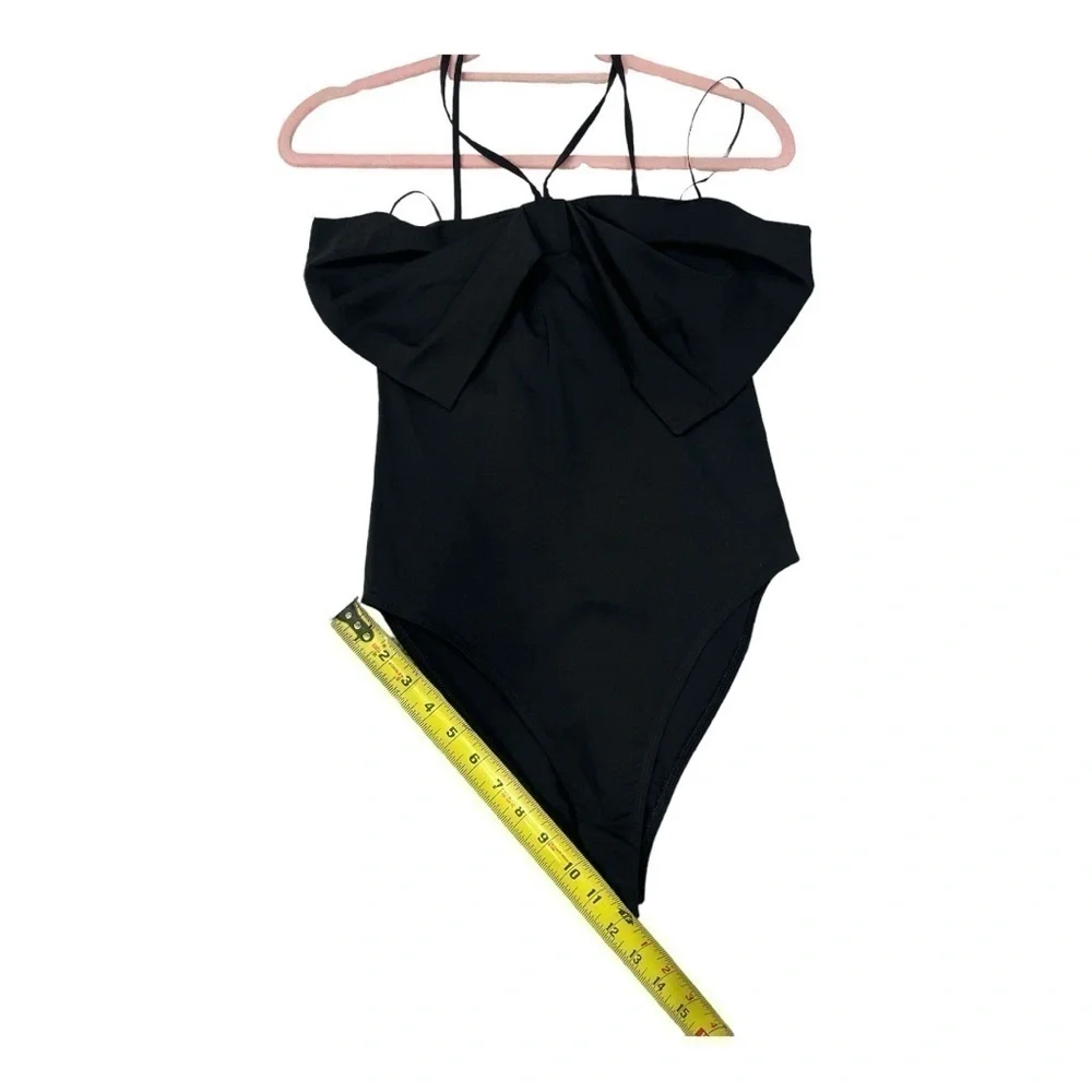 Zara Black  Bow Bodysuit woman’s size S New with tag